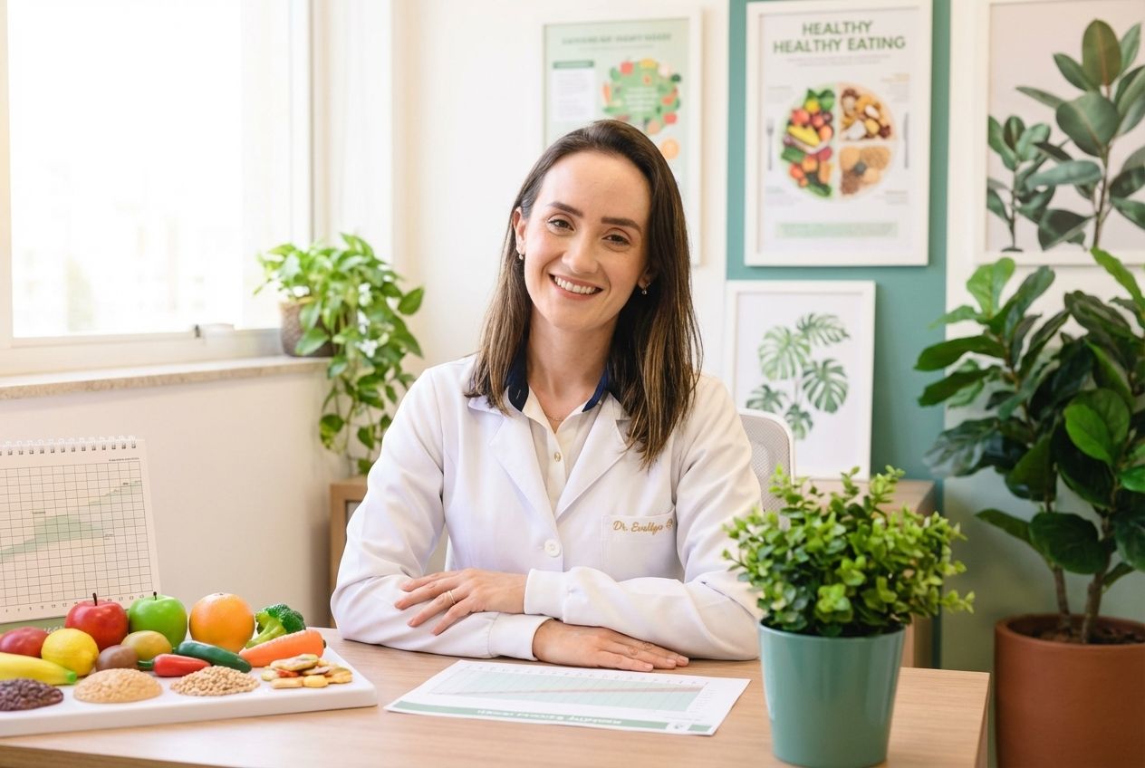 Nutróloga pediátrica atendendo criança em Jaraguá do Sul — Casalume Pediatria
